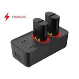 Xbox valdiklių įkroviklis ir USB 2.0 šakotuvas Subsonic SA5704-SX, 2 × 1200 mAh