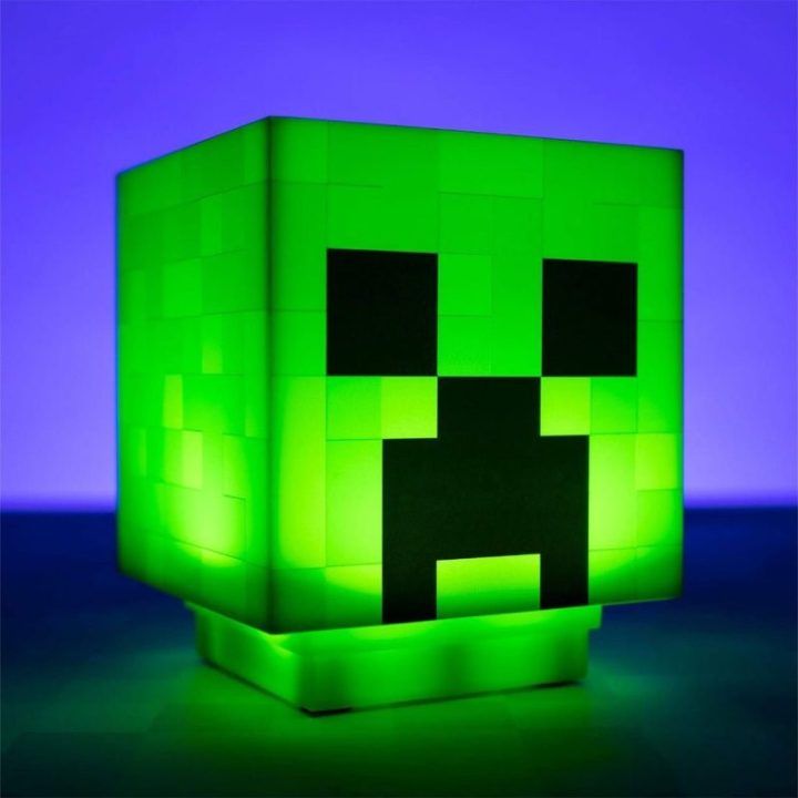 Dekoratyvinis šviestuvas su Minecraft Creeper personažu Paladone, 11 cm