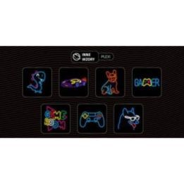 Neoninis šviestuvas su prancūzų buldogu Manta Style Neon Lights, baltas
