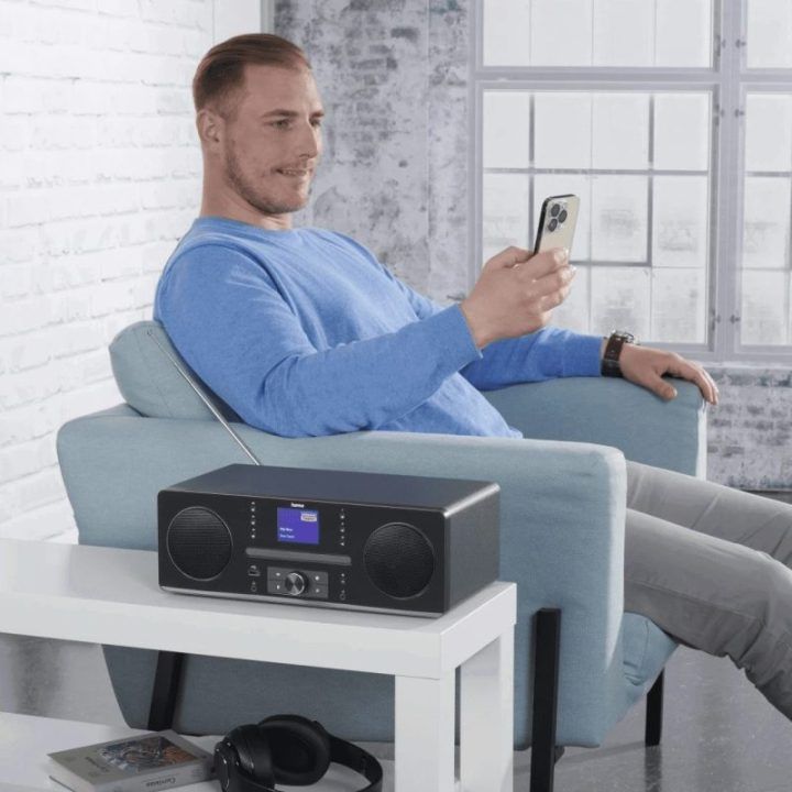 Skaitmeninis radijas su CD/MP3 grotuvu Hama DIR1570CBT