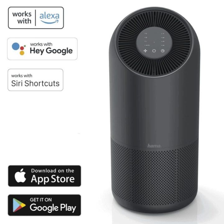 Išmanusis oro valytuvas su HEPA H13 filtru Hama Smart, 250 m³/h