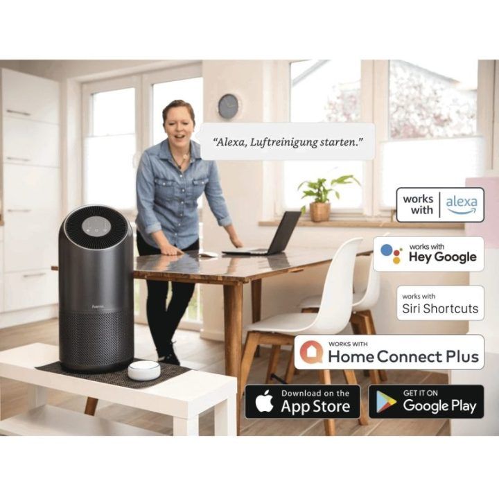 Išmanusis oro valytuvas su HEPA H13 filtru Hama Smart, 250 m³/h
