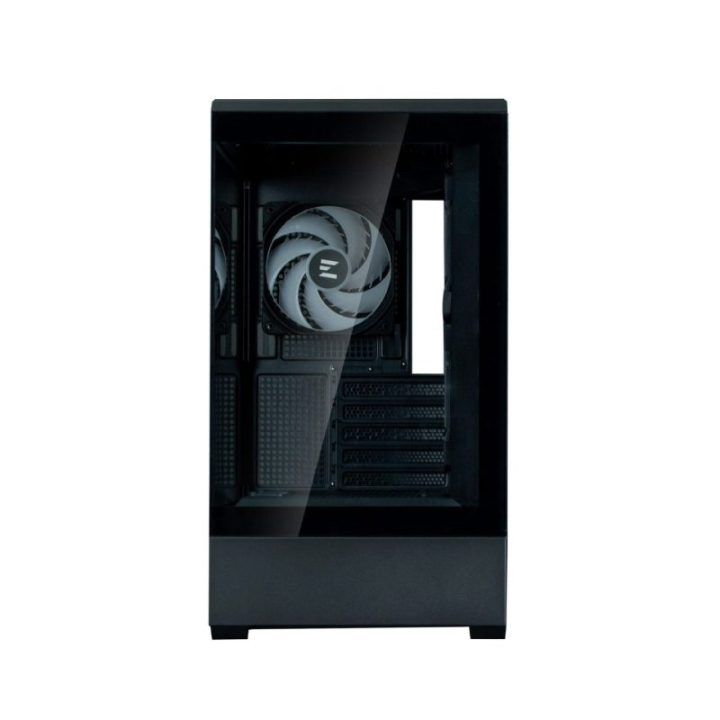 Kompiuterio korpusas mATX su 3 × 120 mm ARGB ventiliatoriais Zalman P30 V2, juodas