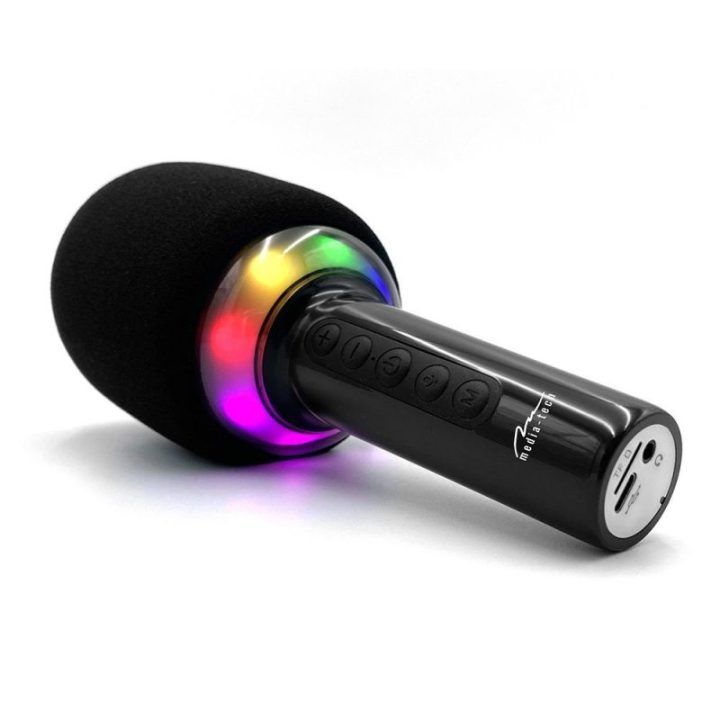 Karaokės mikrofonas su Bluetooth ryšiu ir garsiakalbiu Media-Tech Karaoke Idol