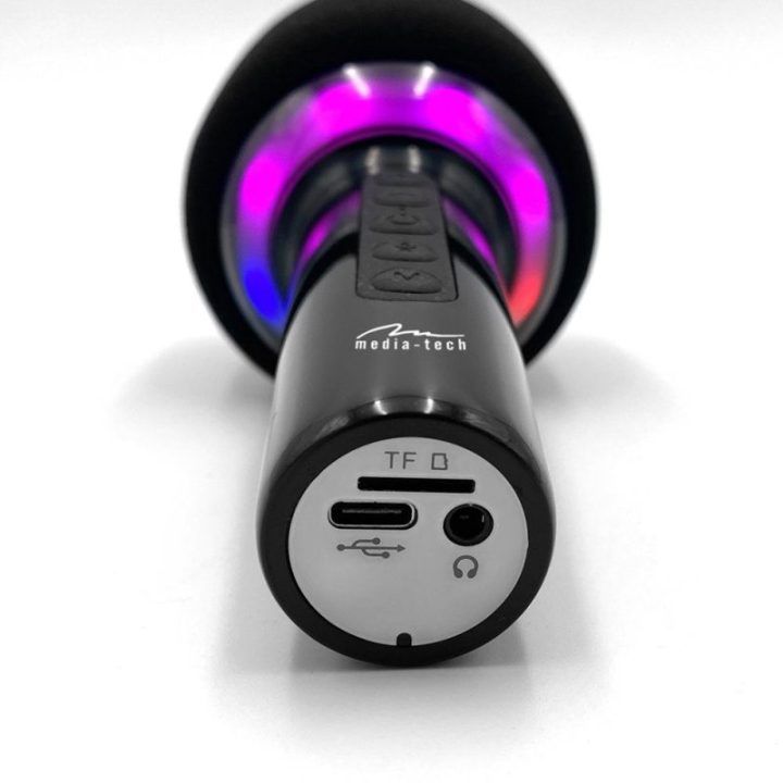 Karaokės mikrofonas su Bluetooth ryšiu ir garsiakalbiu Media-Tech Karaoke Idol