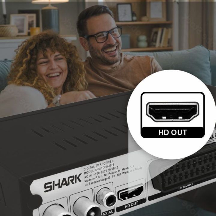 DVB-T2 televizijos imtuvas su HEVC palaikymu Manta SHARK