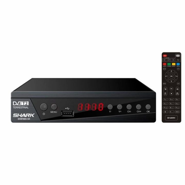 DVB-T2 televizijos imtuvas su HEVC palaikymu Manta SHARK