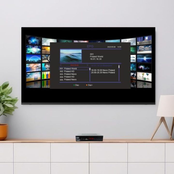 DVB-T2 televizijos imtuvas su HEVC palaikymu Manta SHARK