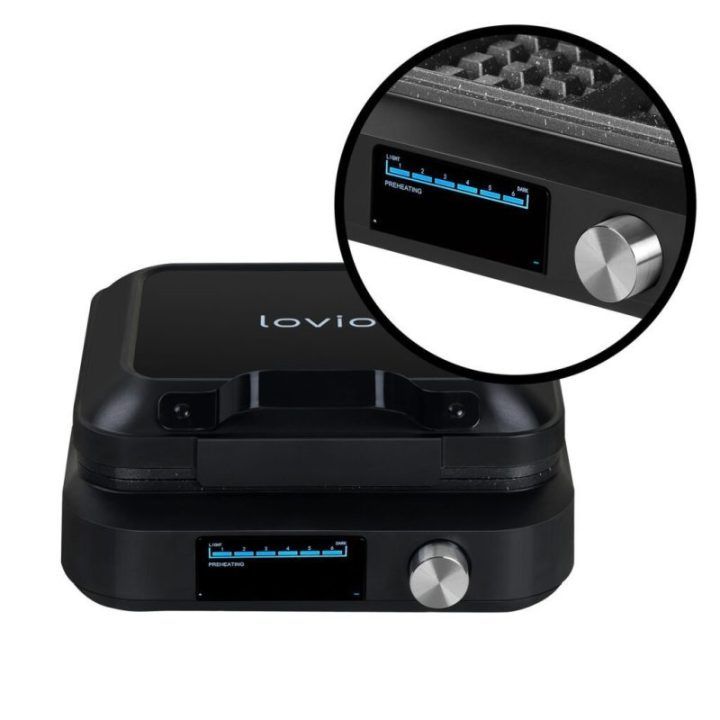 Vaflinė Lovio LVWF002BK, 1500 W, juoda