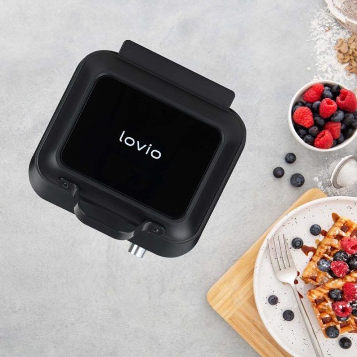 Vaflinė Lovio LVWF002BK, 1500 W, juoda