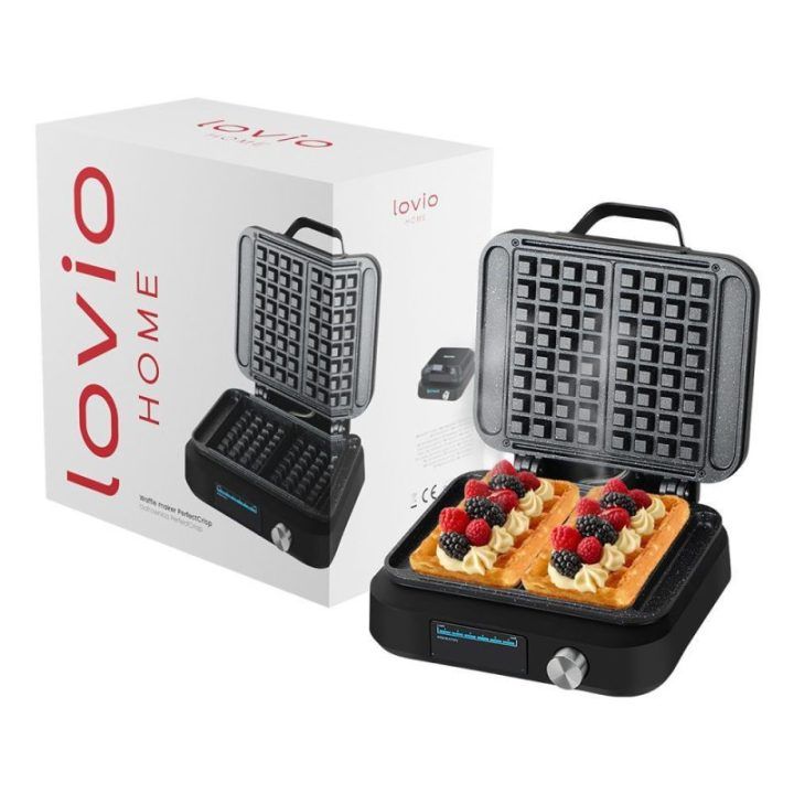 Vaflinė Lovio LVWF002BK, 1500 W, juoda