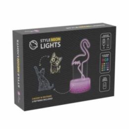 LED dekoratyvinio šviestuvo rinkinys su gyvūnų motyvais Manta SNL119RGB, 3 dizainai
