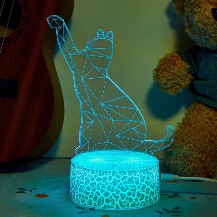 LED dekoratyvinio šviestuvo rinkinys su gyvūnų motyvais Manta SNL119RGB, 3 dizainai