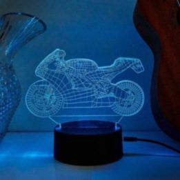 Dekoratyvinis LED šviestuvas su transporto priemonės motyvu Manta SNL120RGB