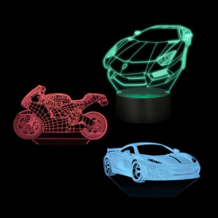 Dekoratyvinis LED šviestuvas su transporto priemonės motyvu Manta SNL120RGB