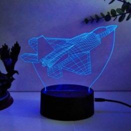 Dekoratyvinis LED šviestuvas su 3D efektu Manta SNL121RGB, 3 dizainai
