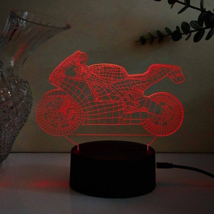 Dekoratyvinis LED šviestuvas su 3D efektu Manta SNL121RGB, 3 dizainai