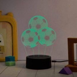 Dekoratyvinis LED šviestuvas su kamuolių 3D efektu Manta SNL124RGB