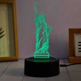 3D efekto RGB LED dekoratyvinis šviestuvas Manta SNL125RGB, 3 dizainai