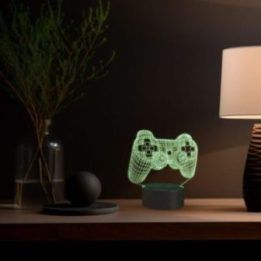 Dekoratyvinis RGB LED šviestuvas su 3D žaidimų valdiklio motyvu Manta SNL57RGB