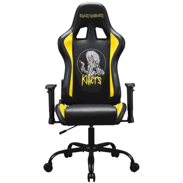 Žaidimų kėdė Iron Maiden Killers su 3D reguliuojamais porankiais Subsonic
