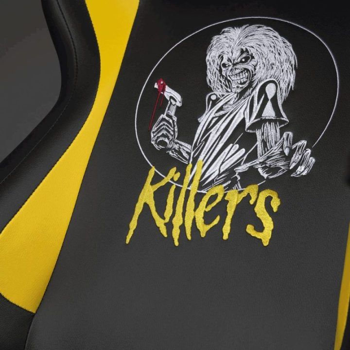 Žaidimų kėdė Iron Maiden Killers su 3D reguliuojamais porankiais Subsonic
