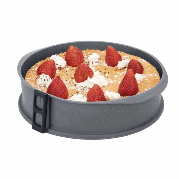 Silikoninė kepimo forma su grūdinto stiklo pagrindu Jata HMOL1124, 26 cm