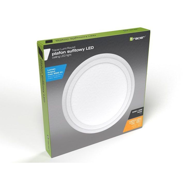 Apvalus LED lubinis šviestuvas Tracer Lumi Round
