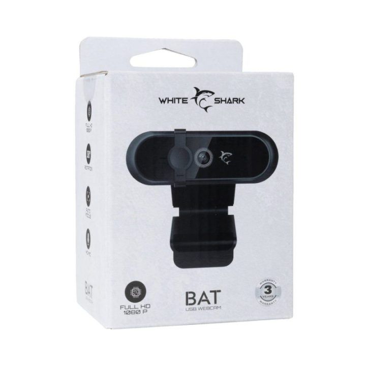 Internetinė vaizdo kamera 1080p White Shark BAT