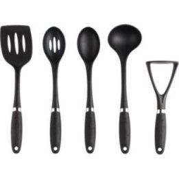 Virtuvės įrankių rinkinys Russell Hobbs Venus, 5 vnt., juodas