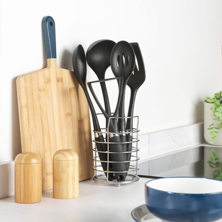 Virtuvės įrankių rinkinys Russell Hobbs Venus, 5 vnt., juodas