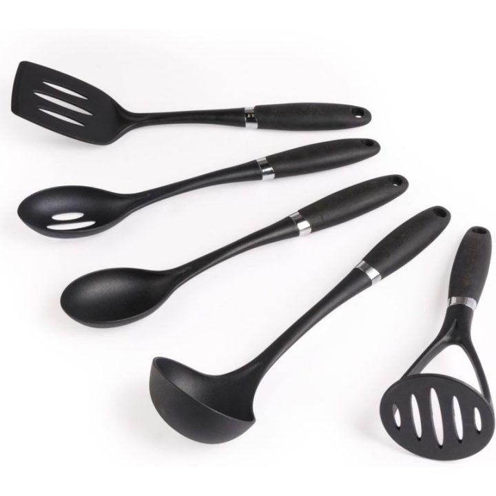 Virtuvės įrankių rinkinys Russell Hobbs Venus, 5 vnt., juodas