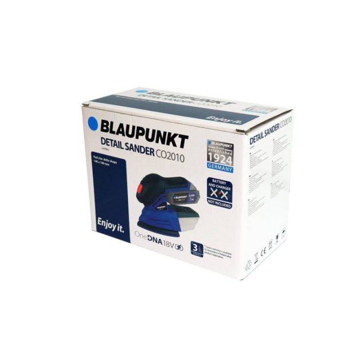 Akumuliatorinis trikampis šlifuoklis Blaupunkt CO2010, 18 V