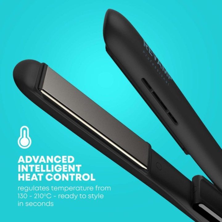 Plaukų tiesintuvas su jonine technologija Revamp ST-1850BK-EU Progloss Ion Shine, 130–210 °C
