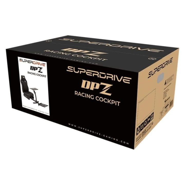 Lenktynių simuliatoriaus kokpitas su reguliuojama vairo atrama Subsonic Superdrive DPZ V2