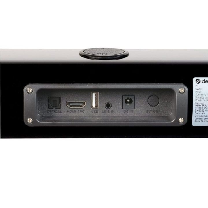 Garso juosta su Bluetooth ryšiu Denver DSB-4030, 2 × 20 W RMS