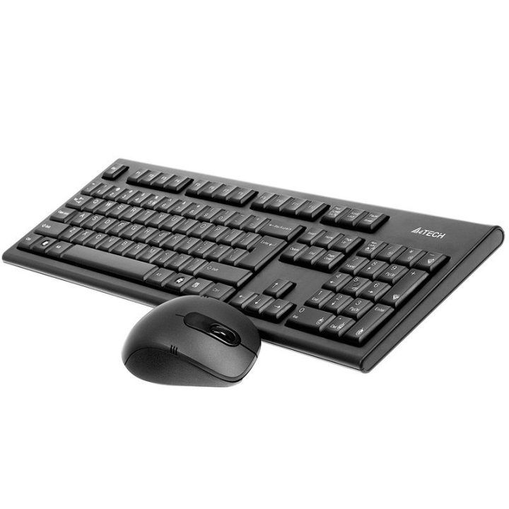 Belaidės klaviatūros ir pelės rinkinys A4Tech V-Track 7100N, 2,4 GHz