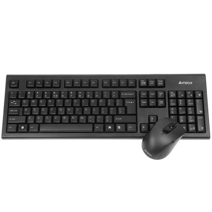 Belaidės klaviatūros ir pelės rinkinys A4Tech V-Track 7100N, 2,4 GHz