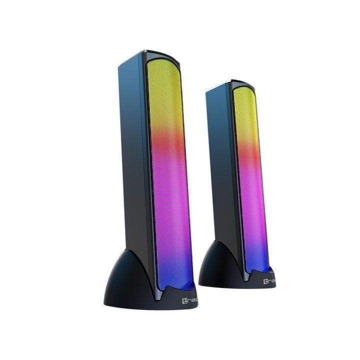 Kolonėlės 2.0 su Bluetooth ir RGB apšvietimu Tracer Sigma, 10 W