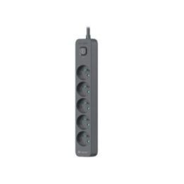 Maitinimo juostelė su 5 lizdais ir 2 USB jungtimis Tracer Zebra, 2,1 A, 1,5 m