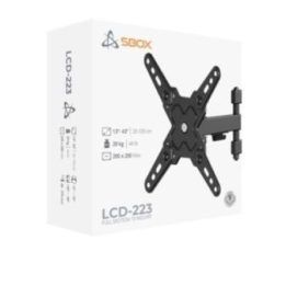 Televizoriaus sieninis laikiklis Sbox LCD-223-2, 13–43 colių, 20 kg