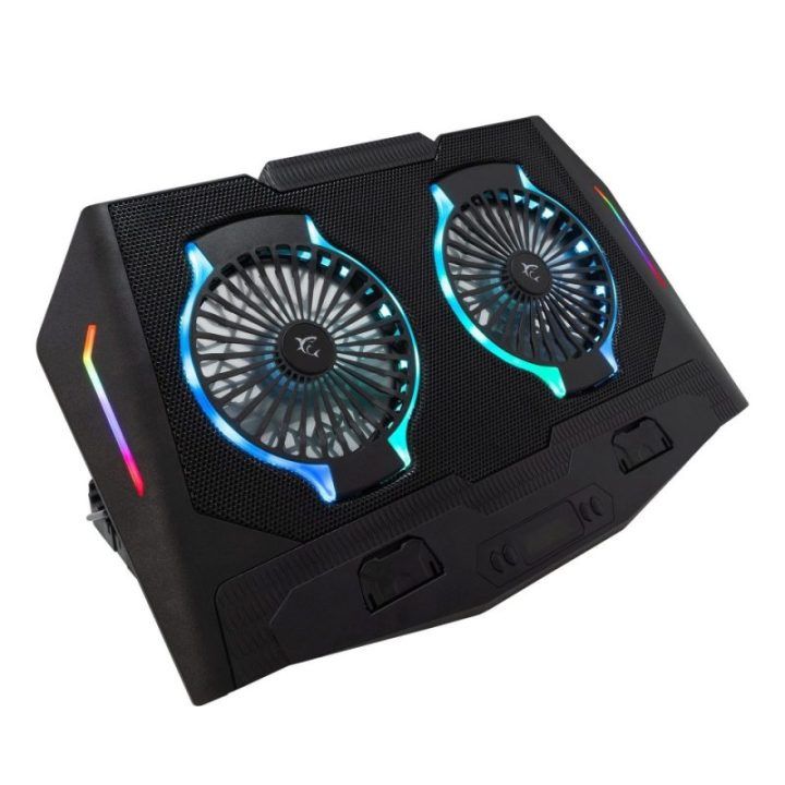 Nešiojamojo kompiuterio aušinimo stovas White Shark Ice Shadow GCP-10, iki 17,3 colio, juodas