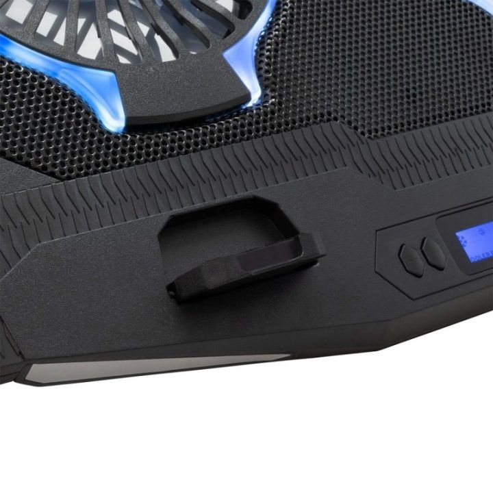 Nešiojamojo kompiuterio aušinimo stovas White Shark Ice Shadow GCP-10, iki 17,3 colio, juodas