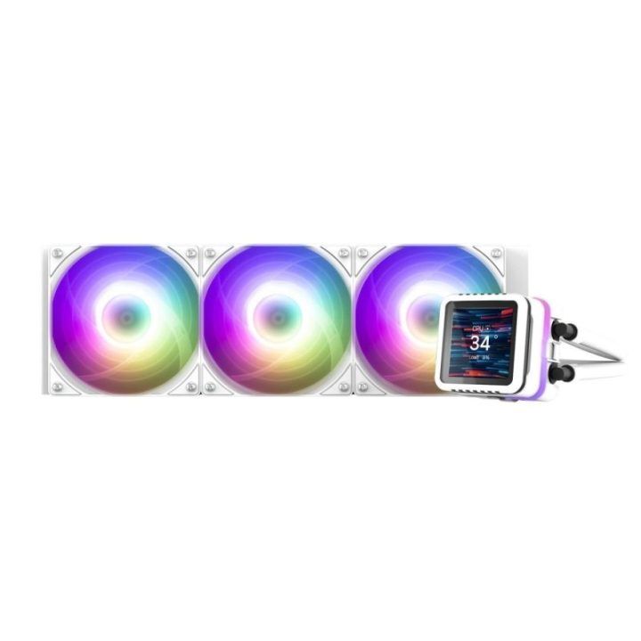 Skysčio aušinimo sistema procesoriui Zalman ALPHA2 DS A36, 360 mm, balta
