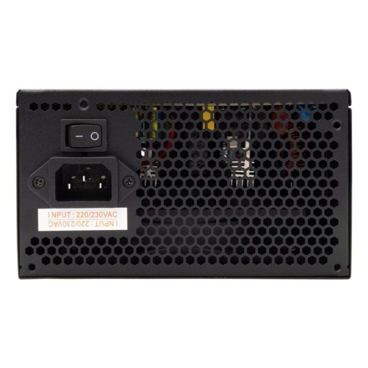 ATX maitinimo blokas su RGB apšvietimu White Shark CAPTAIN 3, 500 W, juodas