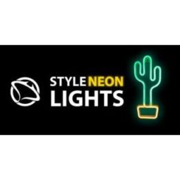 LED šviestuvas su kaktuso motyvu Manta Style Neon Lights, žalias su geltonu