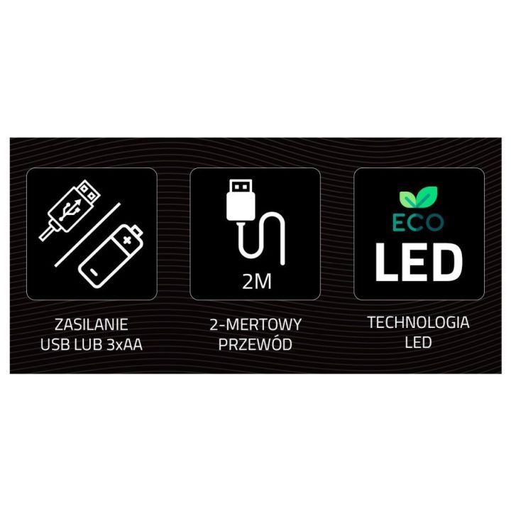 LED šviestuvas su kaktuso motyvu Manta Style Neon Lights, žalias su geltonu