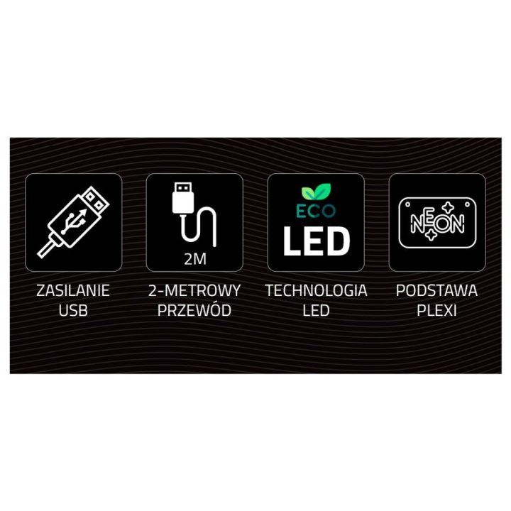 Neoninė LED lempa su raketos motyvu Manta SNL91MT