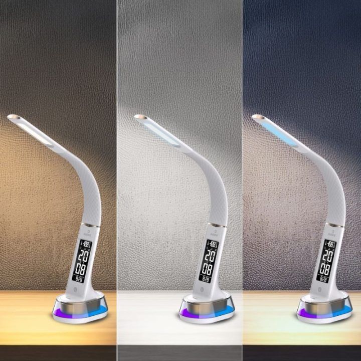 Stalinė lempa su RGB apšvietimu Hawk HW-LAMP05, balta