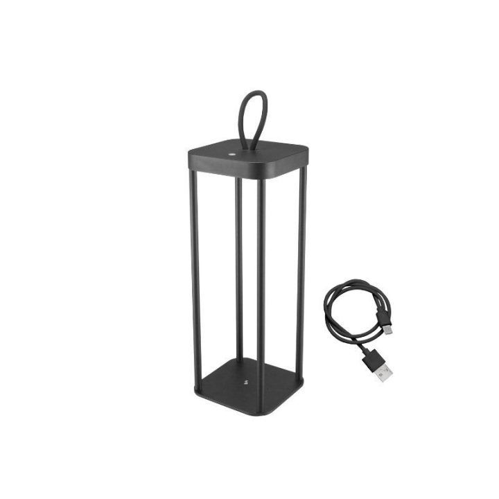 Įkraunamas žibintas Beper P207ILI100, 15 × 15 × 40 cm, juodas